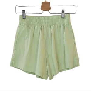 ABERCROMBIE & FITCH Green Pull On Lined Shorts Size XS